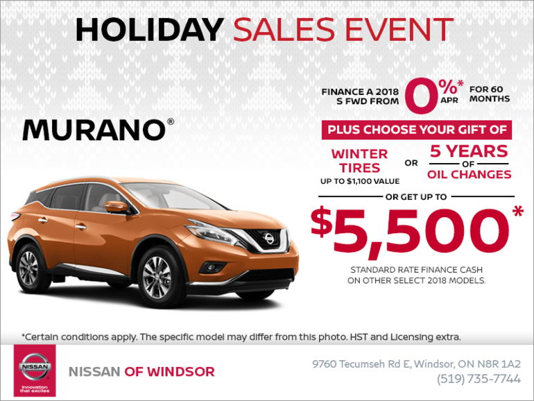 Get the 2018 Murano today!