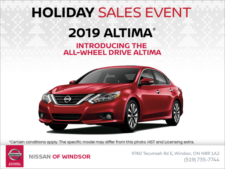 Get the 2019 Nissan Altima Today!