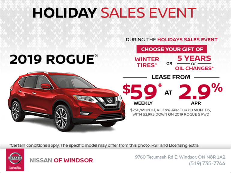 Get the 2019 Nissan Rogue Today!