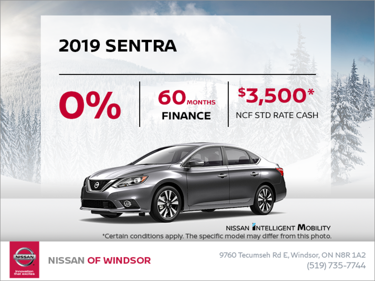 Get the 2019 Sentra Today!