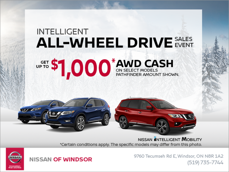 Intelligent All-Wheel Drive Sales Event