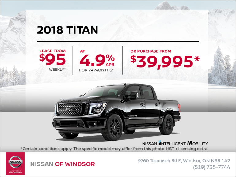 Get the 2018 Nissan Titan Today!