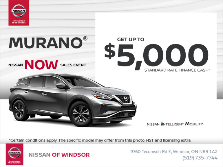 Get the 2019 Murano Today!