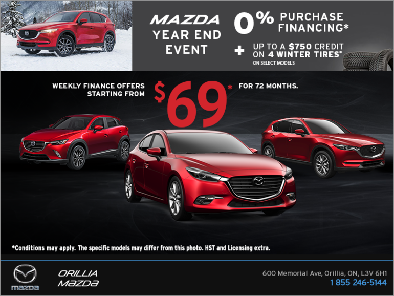 Mazda Year End Event!