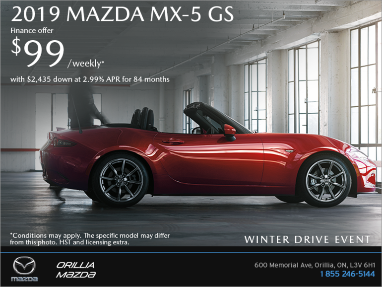 Get the 2019 Mazda MX-5 Today!