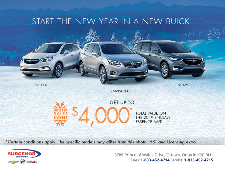 Start the New Year in a New Buick