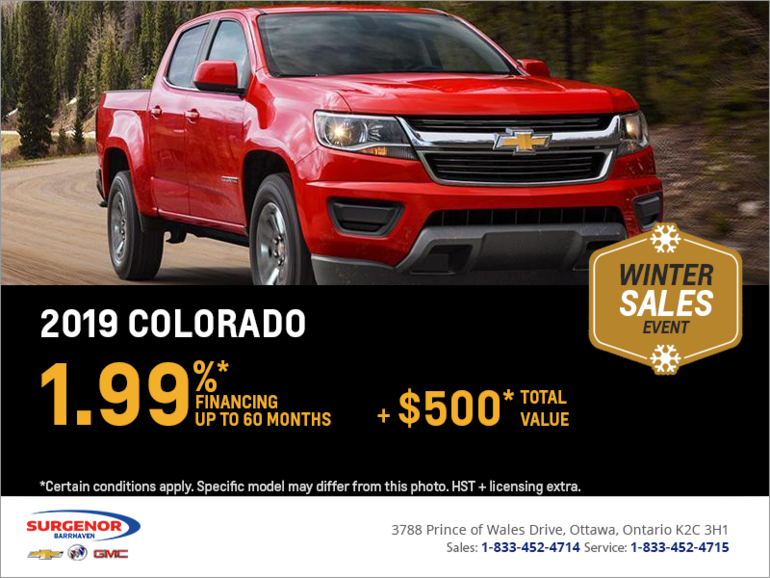 Finance the 2019 Chevrolet Colorado
