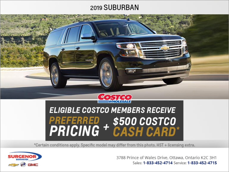 Get the 2019 Chevrolet Suburban