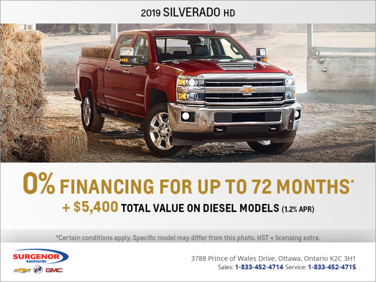 Get the 2019 Chevrolet Silverado HD