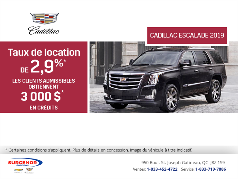 Cadillac Escalade 2019