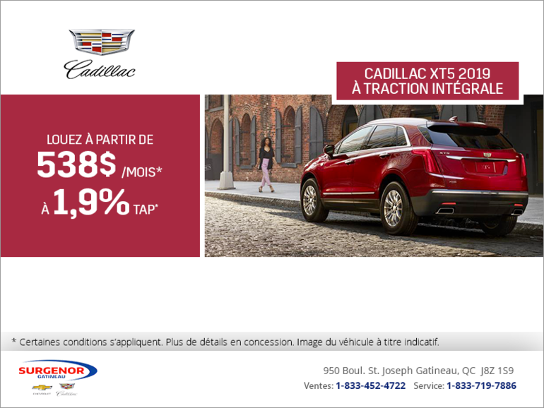 Cadillac XT5 2019