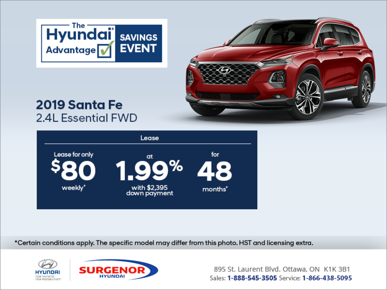Get the 2019 Santa Fe