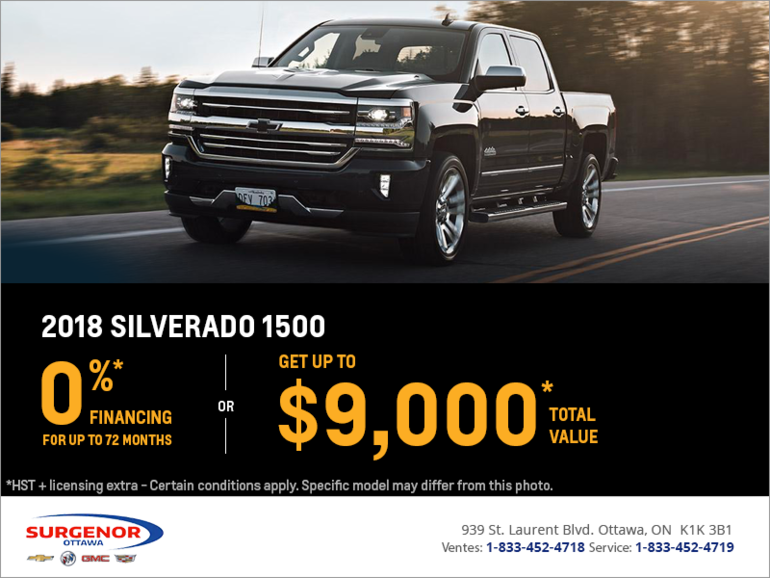 2018 Chevrolet Silverado 1500