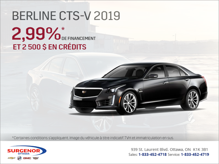 Cadillac CTS Berline 2019