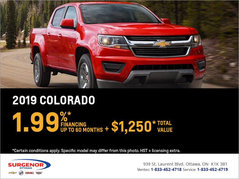 Finance the 2019 Chevrolet Colorado