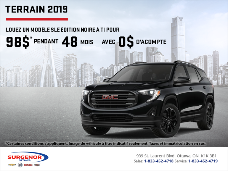 Le GMC Terrain 2019
