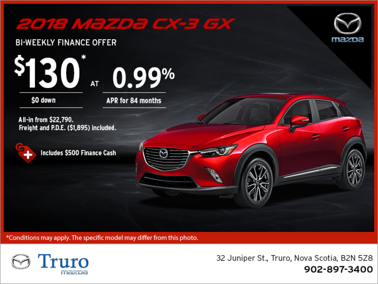 Get the 2018 Mazda CX-3 Today!