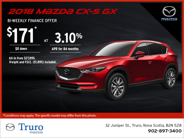 Get the 2018 Mazda CX-5 Today!