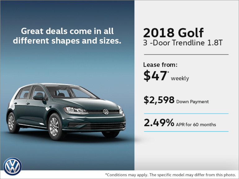 Get the 2018 Golf 3-Door Today!