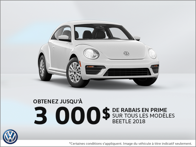 Obtenez la Beetle 2018!