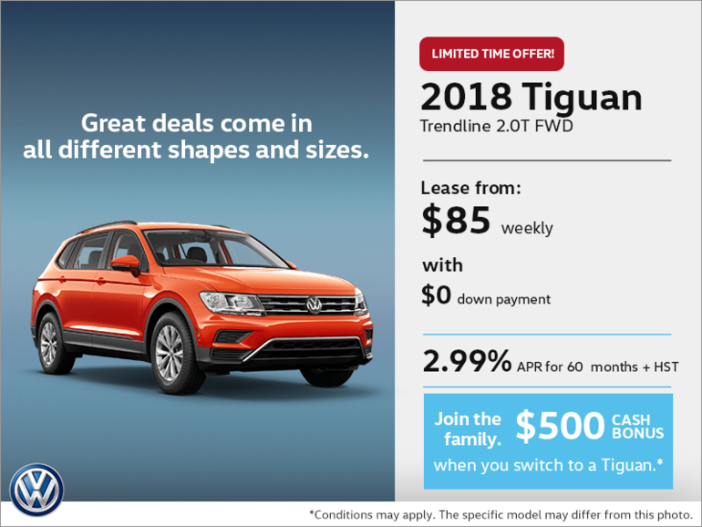 Get the 2018 Tiguan Today!