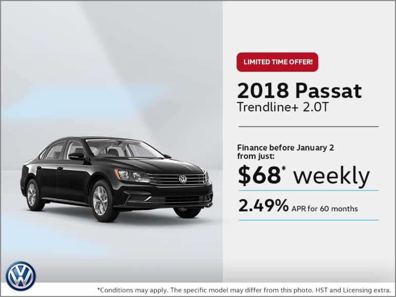 Get the 2018 Passat Today!