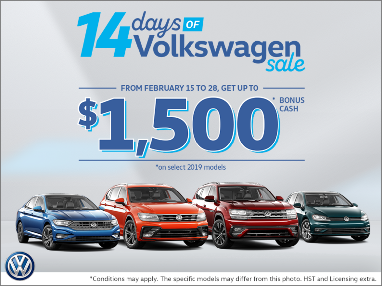 The 14 Days of Volkswagen Sale!