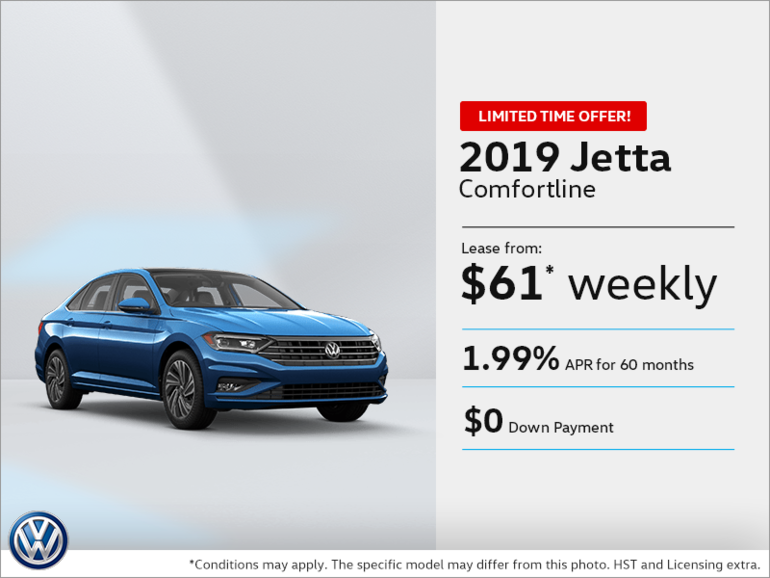 Lease the 2019 Jetta!