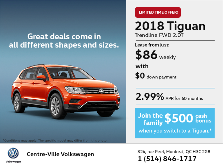 Get the 2018 Tiguan Today!