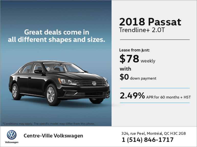 Get the 2018 Passat Today!