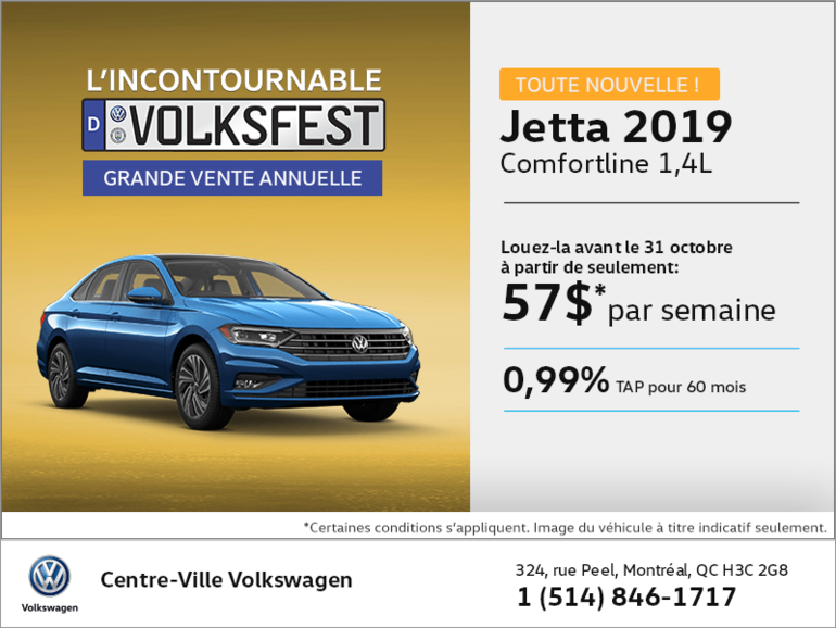 La toute nouvelle Jetta 2019