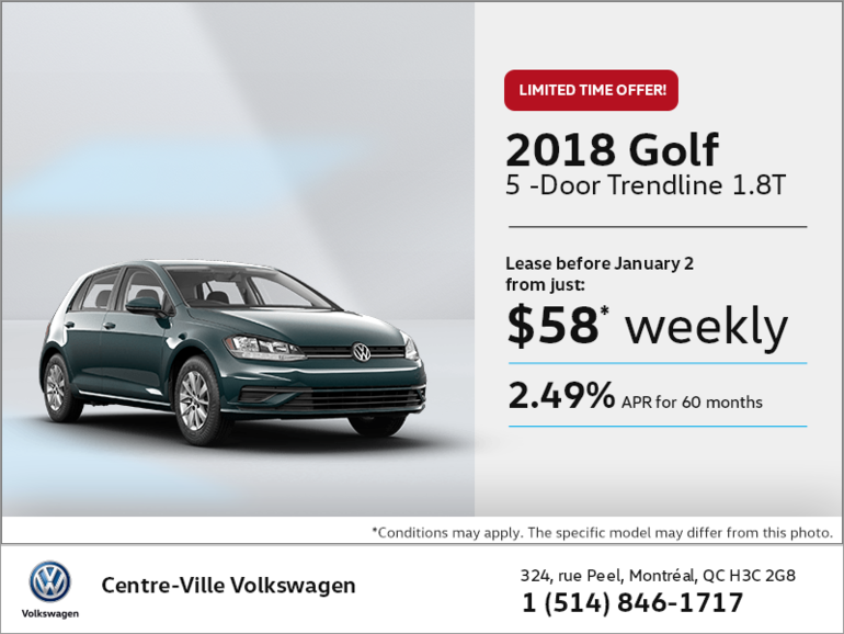Get the 2018 Golf 5-Door Today!