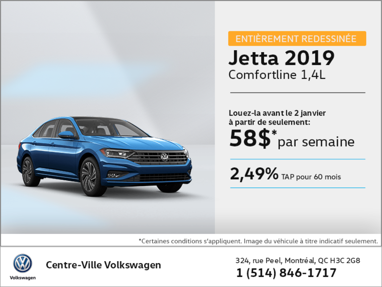 La toute nouvelle Jetta 2019