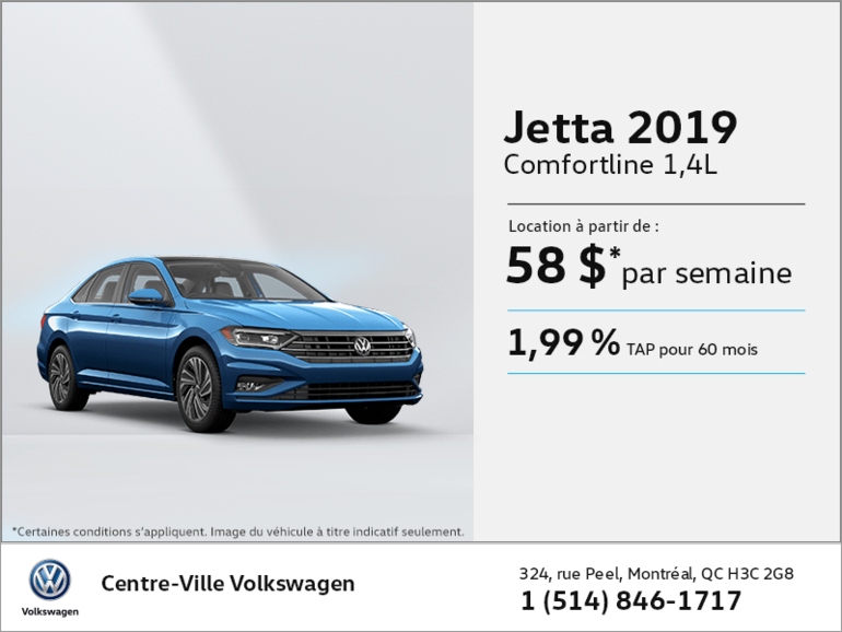 Louez la Jetta 2019!