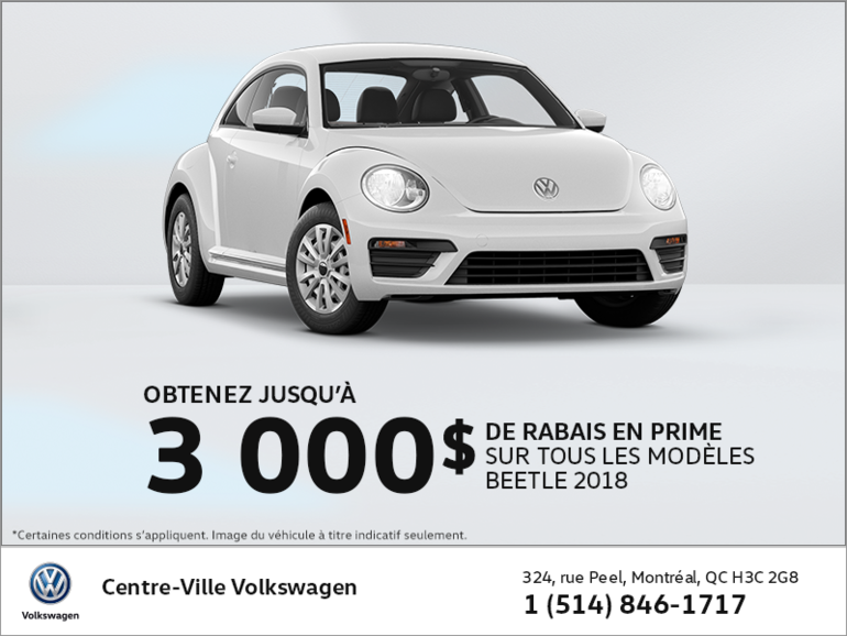 Obtenez la Beetle 2018!