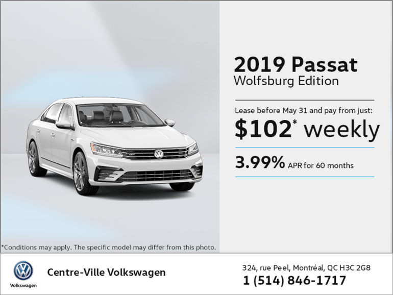 Lease the 2019 Passat!