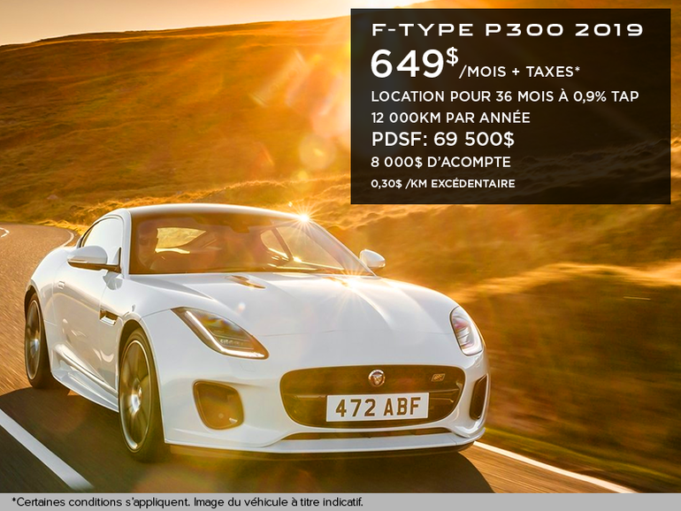 LA JAGUAR F-TYPE P300 2019