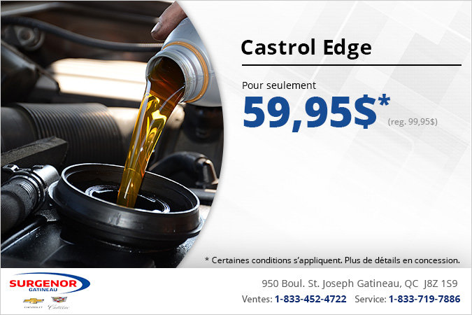 Huile à moteur Castrol Edge