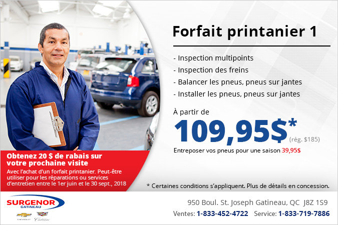 Forfait printanier 1!