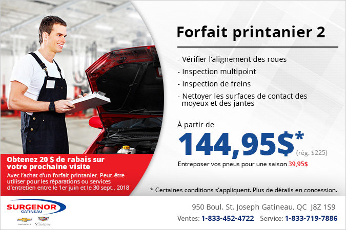 Forfait printanier 2!