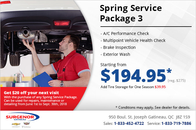 Get a Spring Service Package 3!