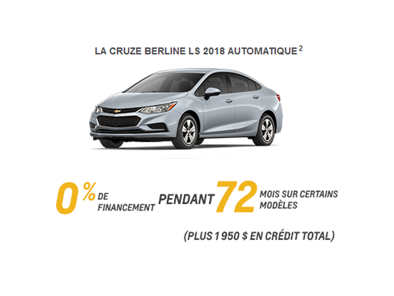 Chevrolet Cruze Berline LT 2018