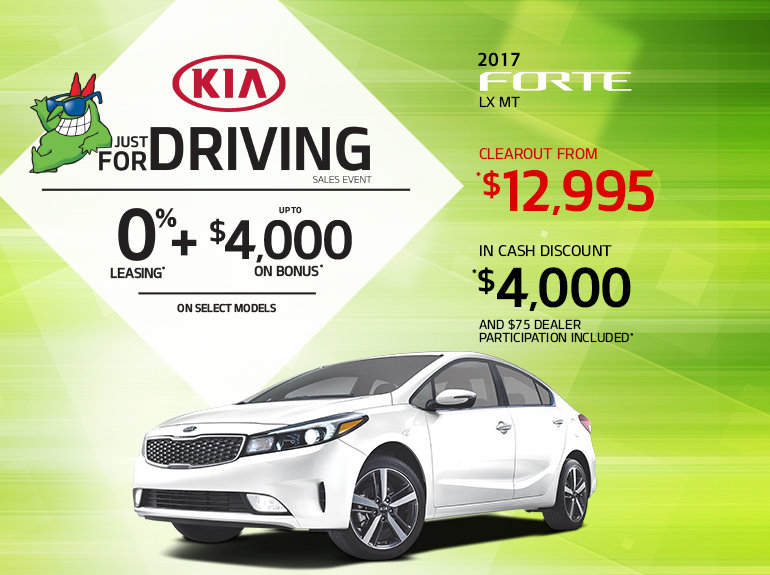 Get the New 2017 Kia Forte Today