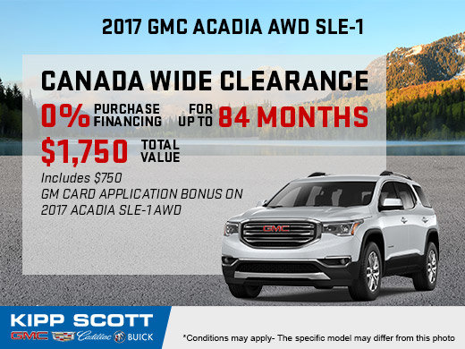 Save Big on the 2017 GMC Acadia