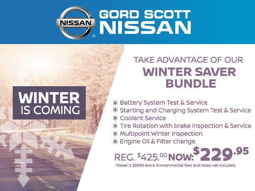 Get Ready for Winter at Gord Scott Nissan!