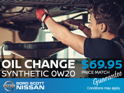 Synthetic Oil Change for only $69.95!