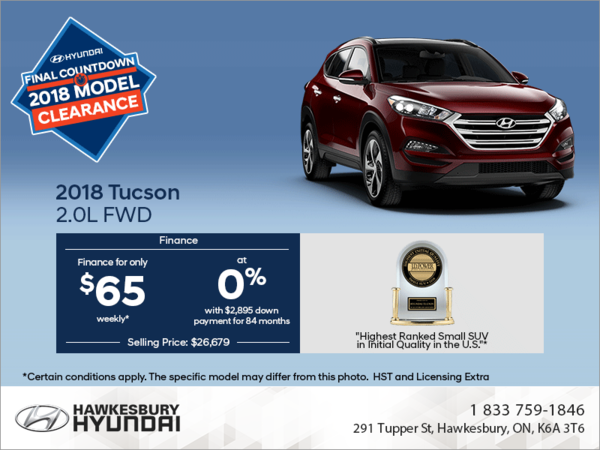 Get the 2018 Tucson today!