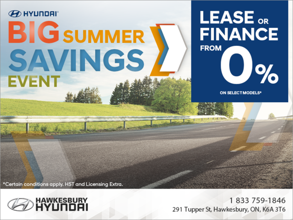 The Hyundai Big Summer Savings Event!