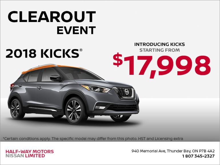 Get the new Nissan Kicks!