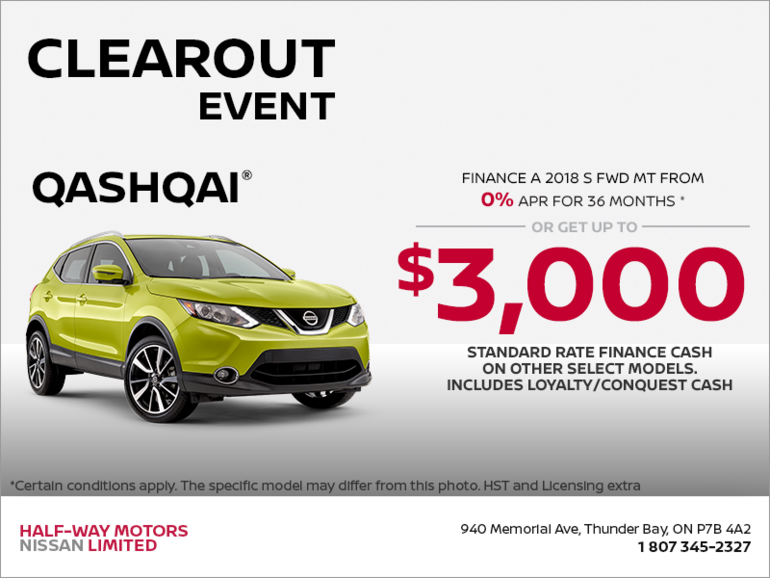 Get the 2018 Qashqai today!